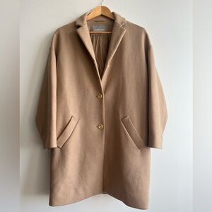 Everlane Cocoon Wool Coat Camel Oversized Size 2